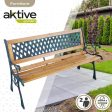 Bench Aktive Wood 125 x 73 x 52 cm Cheap