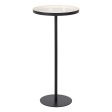 Side table 40 x 40 x 85 cm Black Cream Iron Online