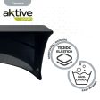 Play mat Aktive Table Black Accessories Cars Road 183 x 76 x 76 cm (6 Units) Discount