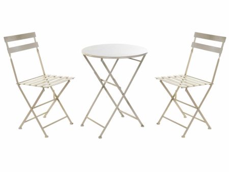 Table set with 2 chairs DKD Home Decor 80 cm 60 x 60 x 70 cm Online now