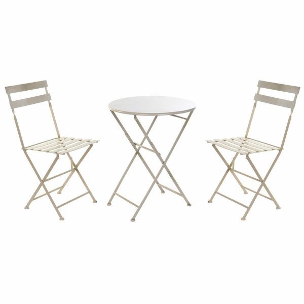 Table set with 2 chairs DKD Home Decor 80 cm 60 x 60 x 70 cm Online now