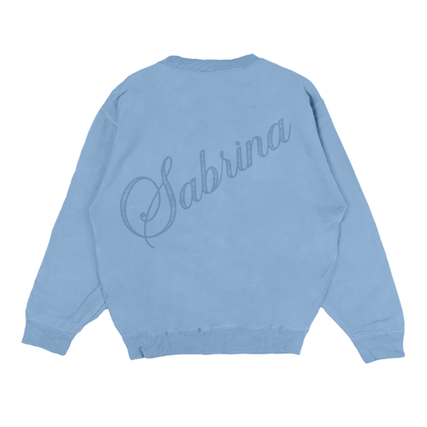 Blue Photo Crewneck Cheap