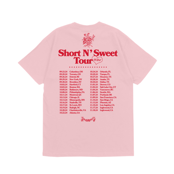 Short n  Sweet Tour Makes You Wanna Fall In Love Tee For Discount