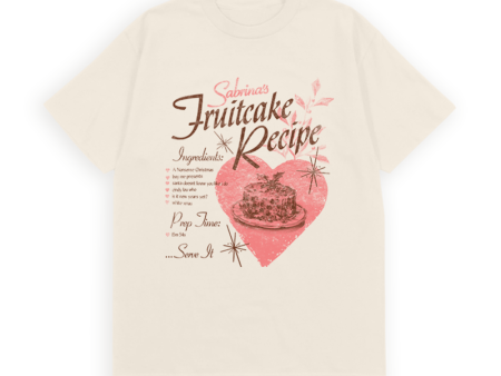 Fruitcake Recipe Tee on Sale