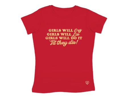 Girls Will Cry Baby Tee For Sale